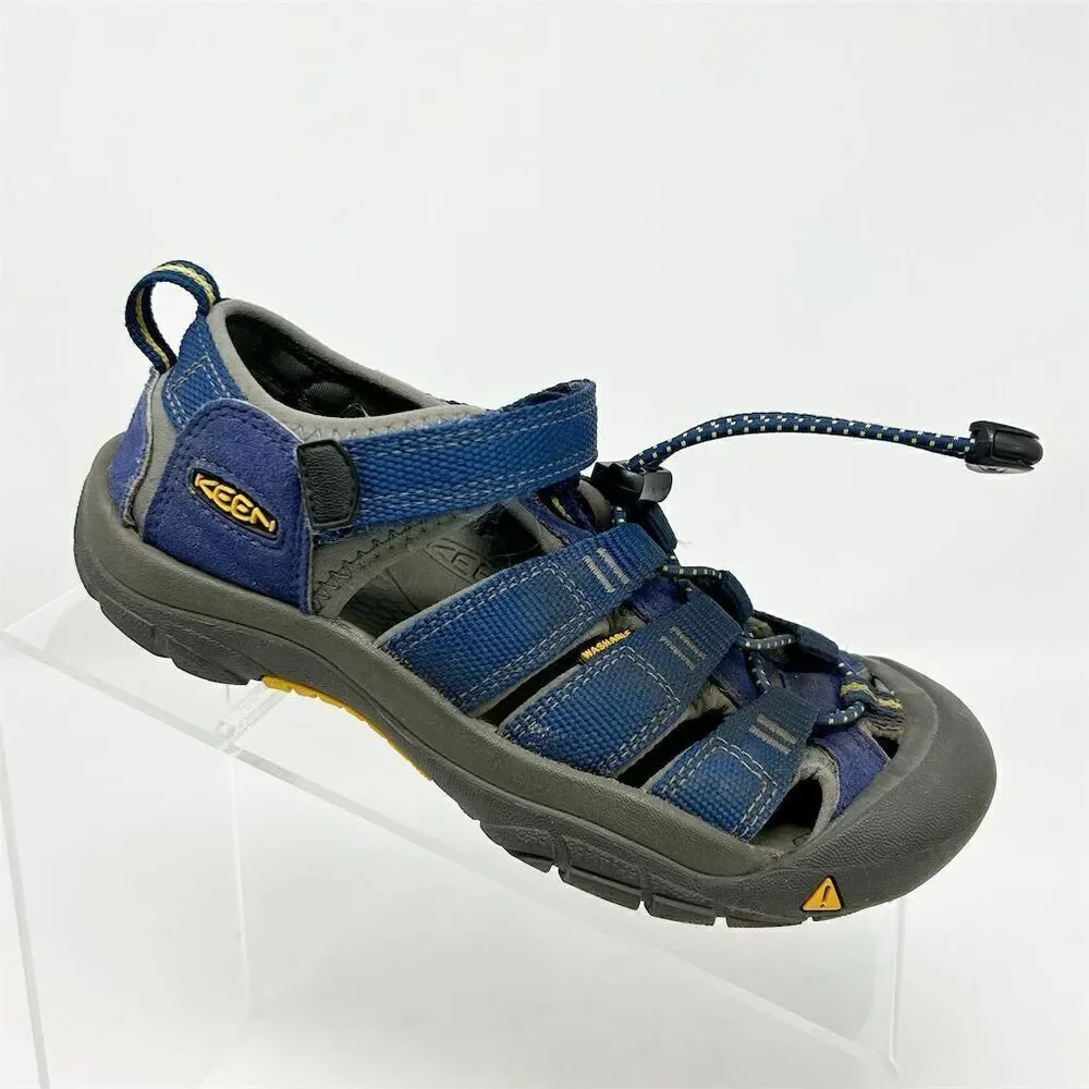 KEEN Youth Newport H2 Blue Water Sandals Size 2 Hiking Sports Summer Comfort